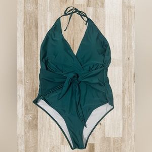 SHEIN One Piece Green Swimsuit
